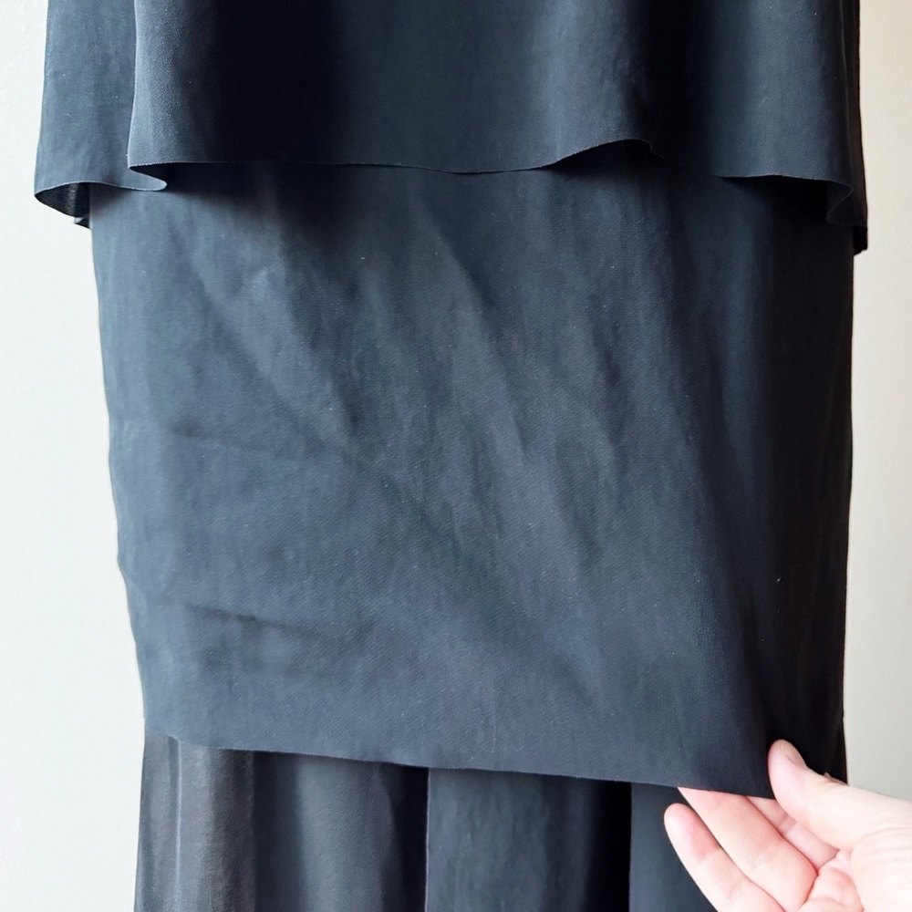Acne Studios Black Layered Column Dress - Picture 7 of 16